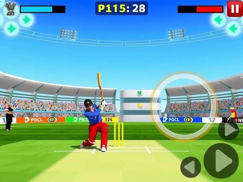 Super Hit Cricket Gameplay Screenshot